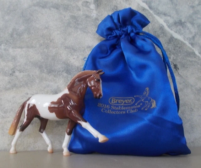 2016 Breyer Stablemates Collector Club Shiloh Chestnut Pinto Hanoverian Bag #3