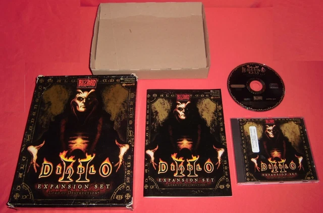 Lot Pack Diablo 2 + expansion set lord destruction PC Big Box FR - Jeux vidéo