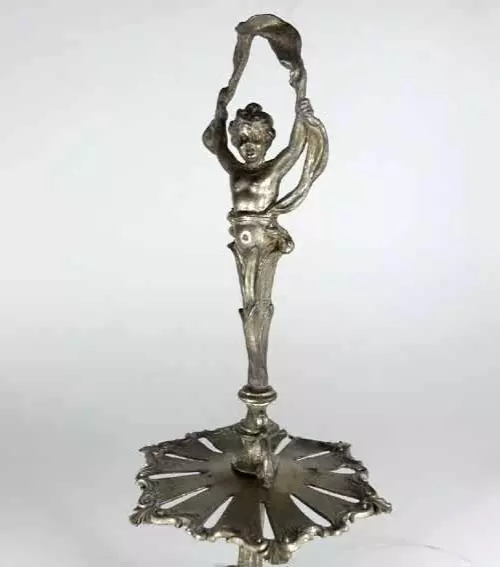 Soporte de Cuchillos Estaño Estilo Moderno Um 1900