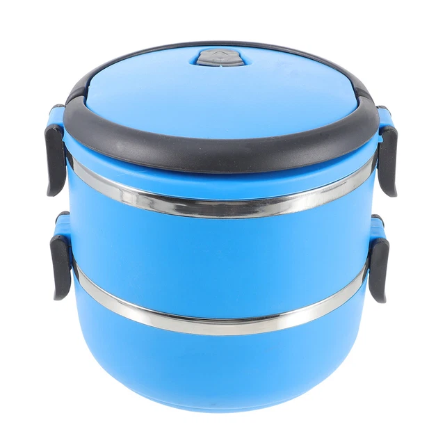 Tazones de agua de 1400 ml para perro sin derrame de acero inoxidable para perro azul