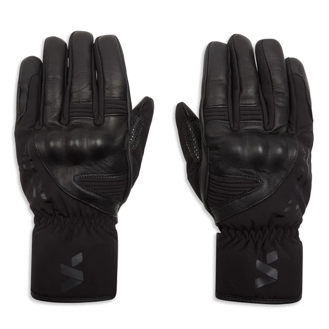 SPADA Oslo Moto Cuir Gants Hiver Imperméable - Noir
