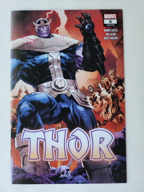 THOR #6 2nd Print (Marvel Comics 2020) Thanos Wraparound Variant Donny Cates