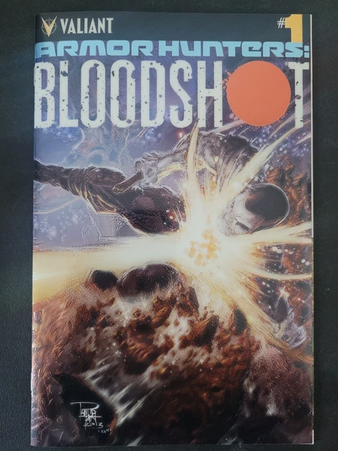 Armor Hunters Bloodshot #1 Chromium Cover Variant Valiant Comic Bonus Regular #1