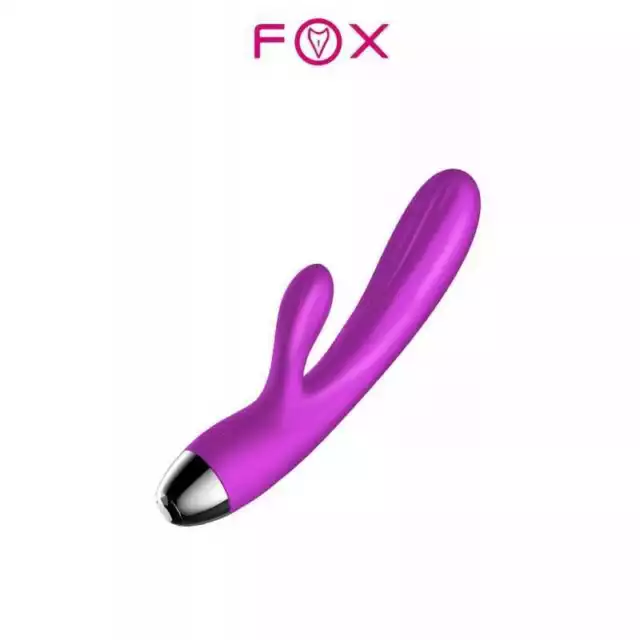 Brillant X7 Rabbit Vibro Pulsateur Violet Usb Vibromasseur Sextoy Clitoris Femme 2