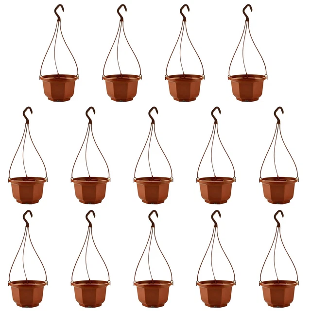 Pot de fleurs balcon suspendu balcon extérieur intérieur avec crochet fleurs a