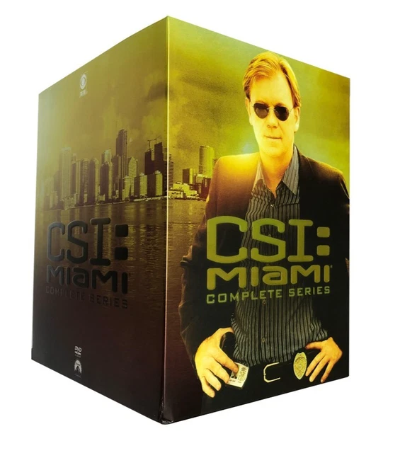 CSI MIAMI: COMPLETE TV Series Seasons 1-10 (DVD 65-Disc Box Set