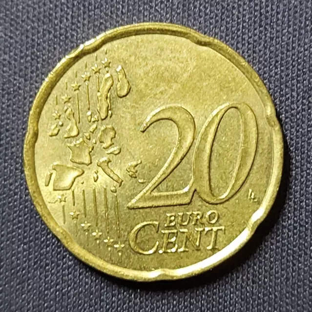 20 Cent Münze Frankreich 1999 Kursmünze- Unzirkuliert- keine Umlaufmünze, selten