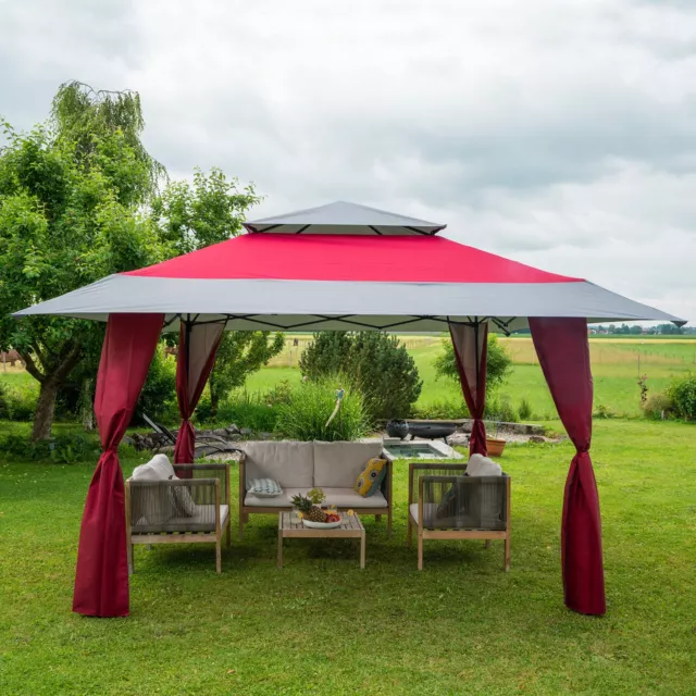Pavillon Faltpavillon Seitenteil Seitenwand Wasserabweisend Partyzelt 3 m