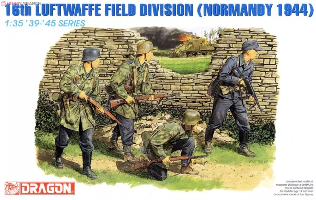 DRAGON 6084 1/35 Scale 16th Luftwaffe Field Division (Normandy 1944) Model Kit