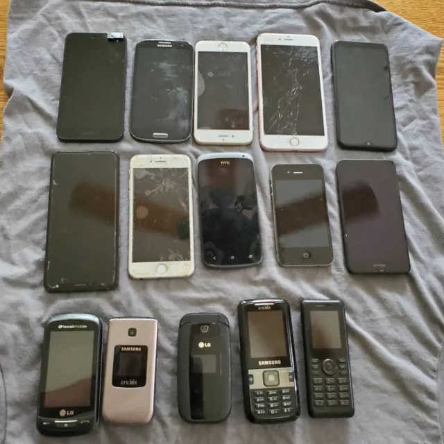 4.3 Pound Lot Of Cell Phones For Parts-Repair-Trade In-Gold Recovery