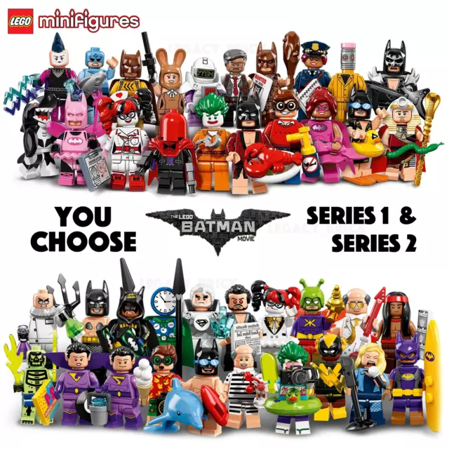 🎯 You PICK! LEGO - The Batman Movie Series 1 & 2 - Collectible