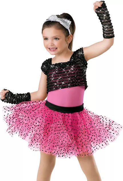 NEW Weissman "Material Girl" Dance Costume Skate Dress  5598 Child