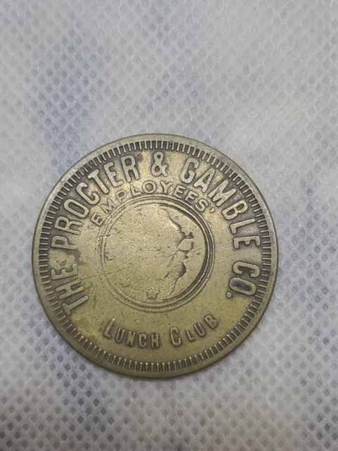 1 antique Procter & Gamble Co. LUNCH CLUB token meal coin medallion