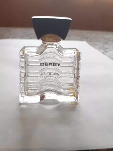 Miniature ancienne et rare Dêrbý eau de toilette 7,5 ml sans boite de GÜERLAÏN