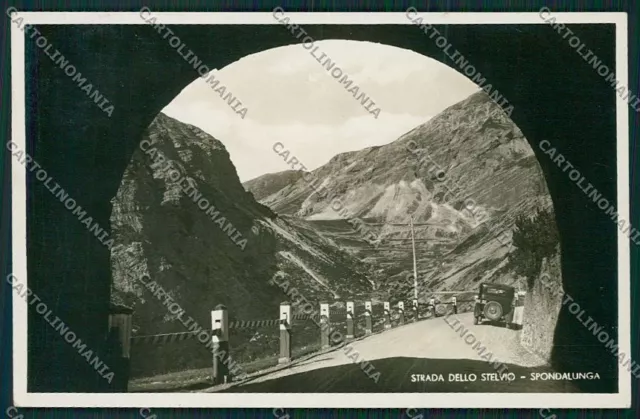 Sondrio Passo Stelvio Foto cartolina QQ7544