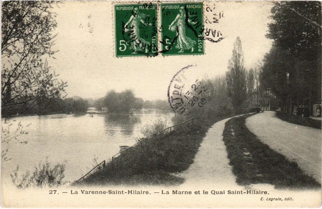CPA La Varenne La Marne et le Quai St Hilaire (1347494)