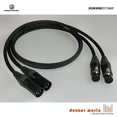 Sommer Cable Galileo mit Neutrik XX NEU Neutrik 2 x 3m sym XLR-Kabel 3pol Hochwertig 