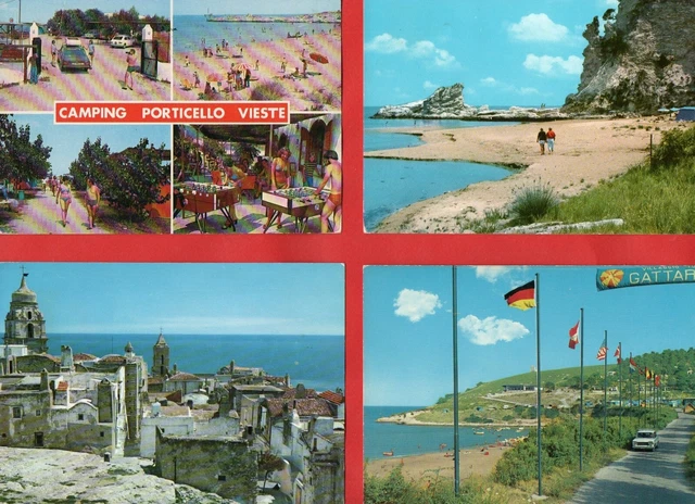 VIESTE GARGANO - LOTTO DI 27 CARTOLINE VINTAGE -FOGGIA - vedi foto