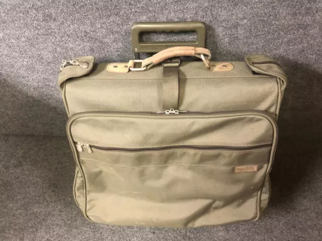 Briggs & Riley Baseline Carry On Wheeled Garment Bag Suitcase