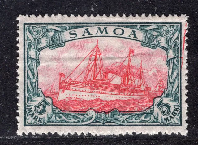 Samoa Mi 23 II B ** 25:17 MNH postfrisch 150,-