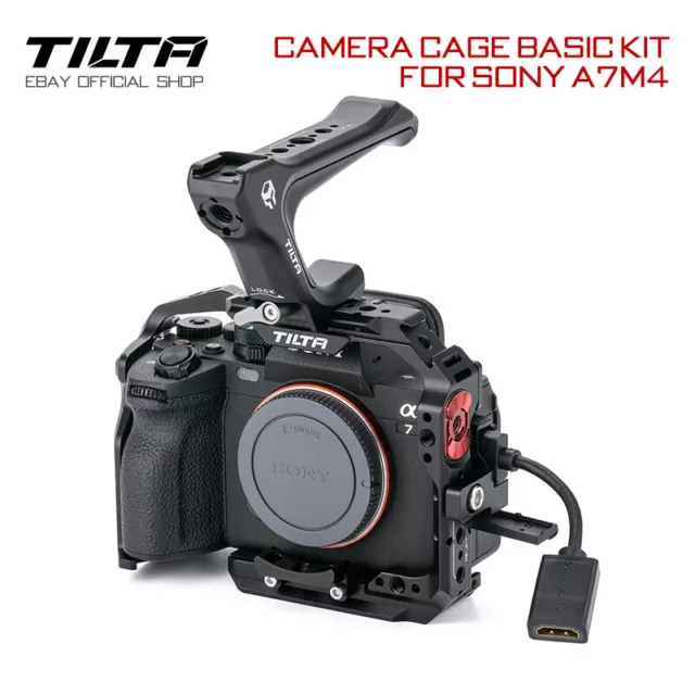 Kit básico de accesorios de plataforma para jaula basculante para cámara para Sony A7IV/A1/A73/A7S3/R3/R4