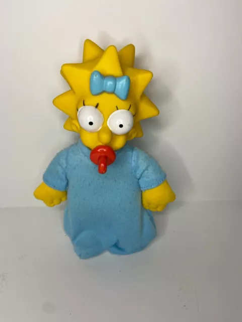 Vintage The Simpsons Maggie Simpson Plush Figure Doll 7 Tall