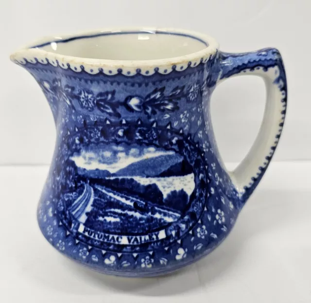 Vintage B & O Railroad China Creamer - Scammell's Lamberton - 1927