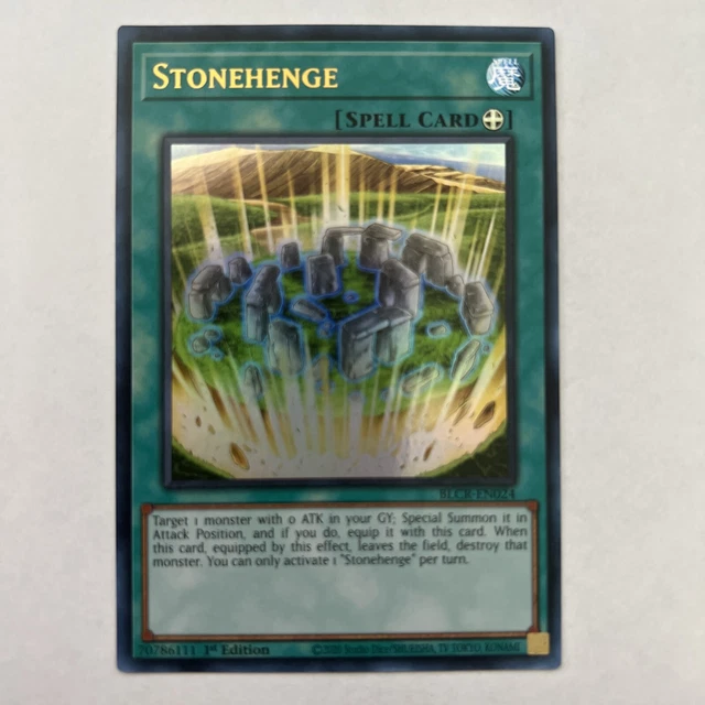 Yugioh! Stonehenge - BLCR-EN024 - Ultra Rare - 1st Edition Near Mint, English