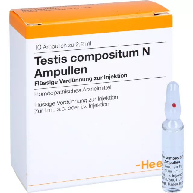 Heel Testis compositum N Ampullen, 10.0 St. Ampullen 1676082 3