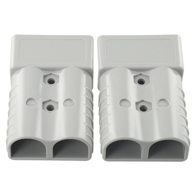 Lot De 4 Connecteurs Batterie Chariot Élévateur 50A Anderson – Rouge, Plaqué Argent, Sans Sexe, Haute Puissance
