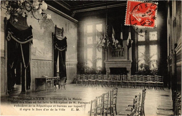 CPA AK VINCENNES Intérieur de la Mairie Salle des fetes (672330)