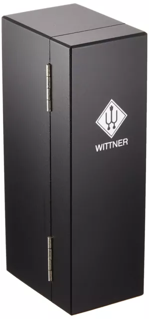 Wittner Metronom 880260 carcasa de madera sin campana reloj mini negro MUY BUENO 2