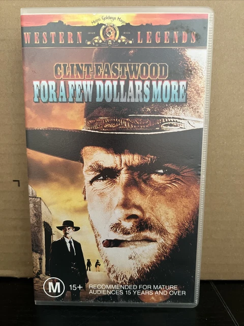 Clint Eastwood A Few Dollars More Ringtone FOR A FEW DOLLARS MORE Clint Eastwood (1965) - MGM/UA Video 1994 Issue