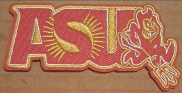 Arizona State University embroidered Iron on patch