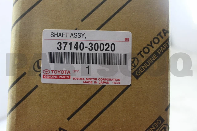 3714030020 Genuine Toyota SHAFT ASSY, PROPELLER, FRONT 37140-30020