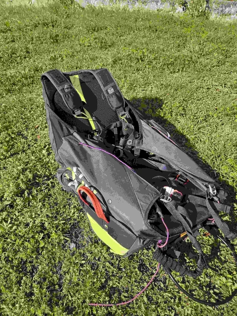 Sellette PARAPENTE assise SUPAIR PIXAIR Airbag Secours donuts taille M contrôle 