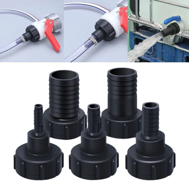 Accesorios adaptador de cubo de tanque IBC 1/2 pulgadas 3/4 pulgadas 1 pulgada 2 pulgadas