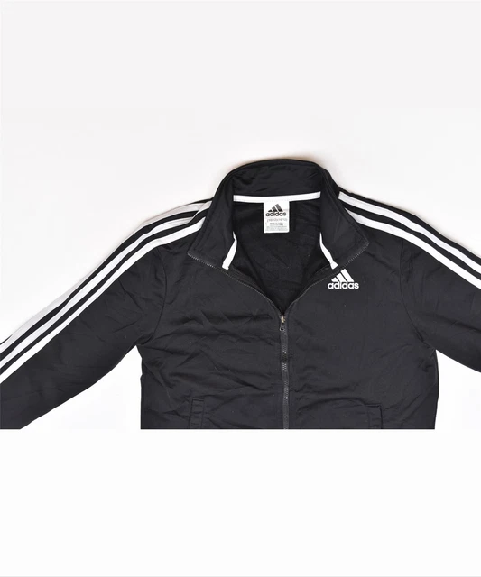 Giacca Top Tuta Ragazze ADIDAS 10-11 Anni Medium Nero Poliestere FK05 3