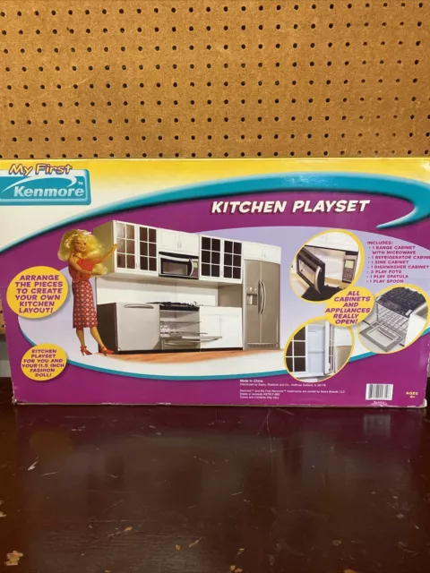 Barbie My First Kenmore Kitchen Playset 2005 With Accessories