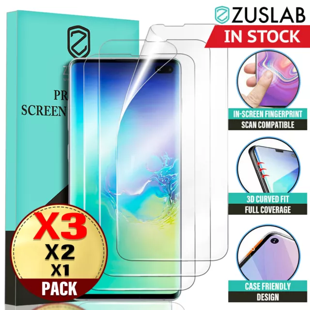 Galaxy S10 S10+ S9 S8 Plus ZUSLAB Full Cover Screen Protector for Samsung