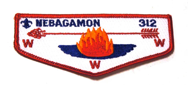 Boy Scout OA Flap Lodge Patch - 312 NEBAGAMON LODGE