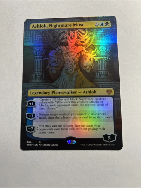 Ashiok, Nightmare Muse 1x FOIL THB MTG Theros Beyond Death Mythic MINT blue black Ashiok, Nightmare Muse 1x FOIL THB MTG Theros Beyond Death Mythic MINT blue black