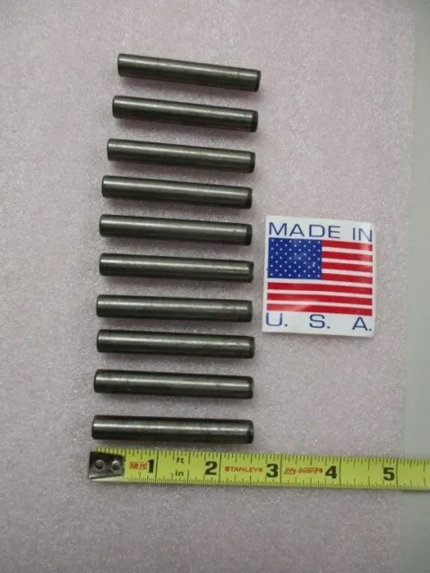 3/8 x 2-1/2" Alloy Steel Hardened Dowel Pins U.S.A. ( 10 pcs. ) New