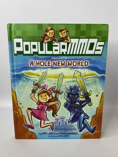 PopularMMOs Presents A Hole New World By Pat & Jen Hardcover Comic Graphic Used