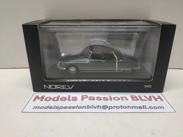 voiture miniature 1/43 – NOREV HACHETTE [42] CITROEN DS19 Cabriolet