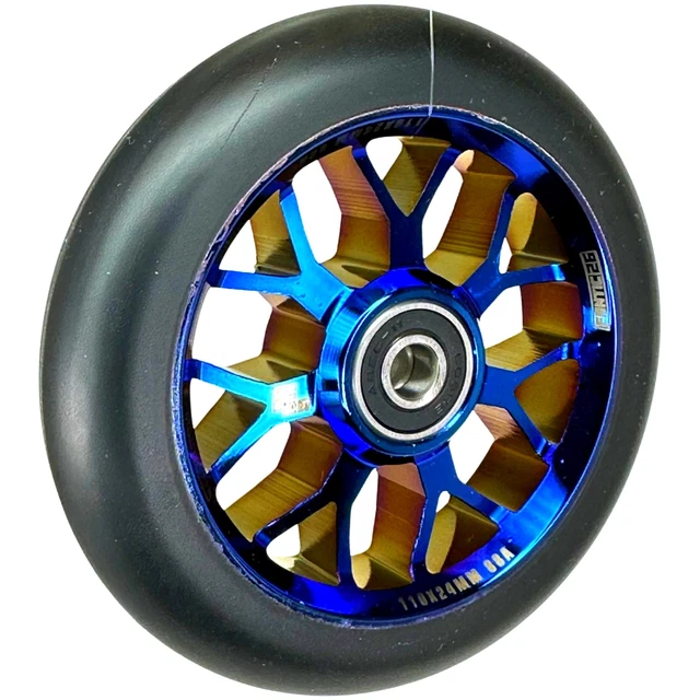 Roue De Trottinette Blunt Diamond 110 Mm – Dureté 86A, Roulements ABEC 9 – Pour Freestyle, Parc – Couleur Noire
