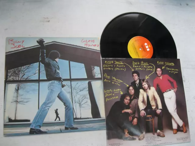 Lp Billy Joel - Glass Houses 1980 + Ois