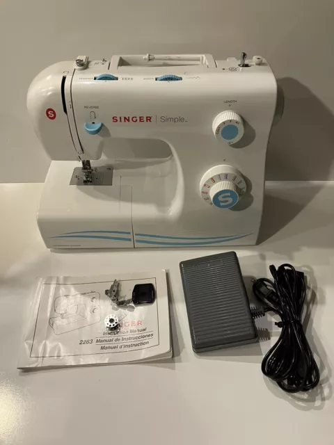 Singer Simple 2263 Sewing Machine White