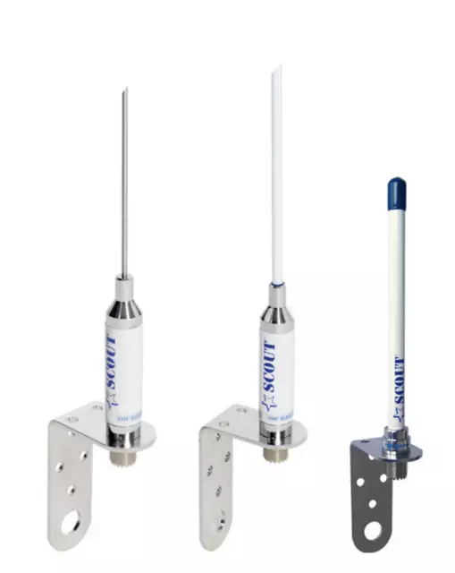 Antenne Vhf cm.18 - Antenne Weiß IN Fiber Di Glas cm.18 Marke Scout FN