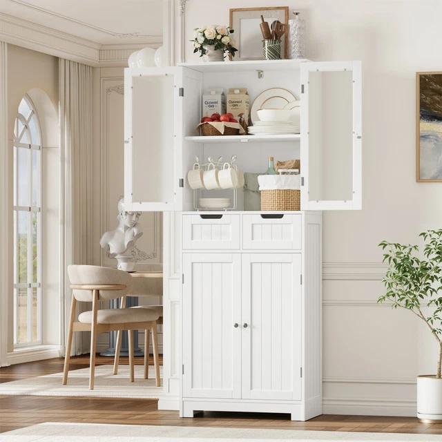 vidaXL Buffet Bois de Manguier Massif Commode Armoire Rangement Table